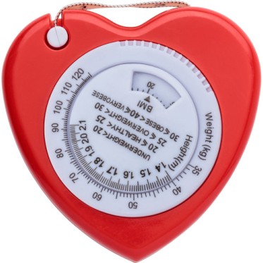 Oggetti cura personale personalizzati con logo - Misuratore indice massa corporea, in ABS Francine