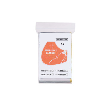 Coperta isotermica personalizzabile Mithak lato dorato/argentato resistente acqua vento