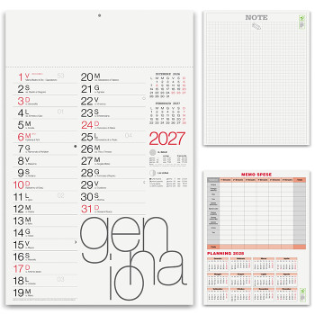 Calendari olandesi 2026 personalizzati - MODERNO