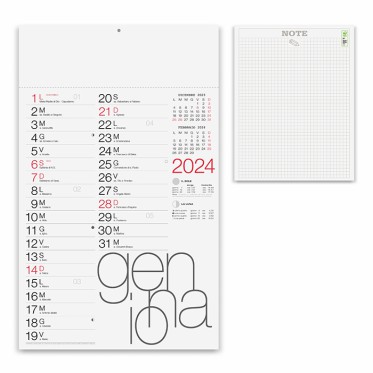 Calendari olandesi personalizzati con logo - MODERNO
