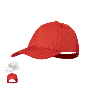 Cappellino personalizzabile bambino microfibra leggero con chiusura velcro