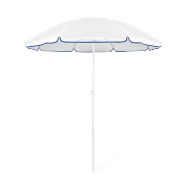 Ombrellone personalizzabile 8 pannelli nylon 150 cm con tubi metallici bianchi