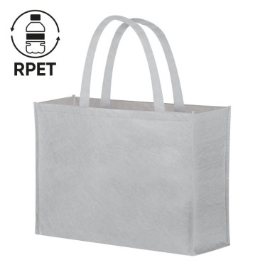 Shopping bag personalizzabile in tessuto TNT RPET 45x40x18 cm