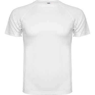 T-shirt tecnica personalizzata manica corta girocollo raglan inserto laterale