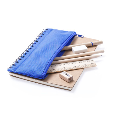 Taccuino ad anelli personalizzabile con copertina soft touch e custodia integrata