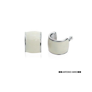 Orecchini personalizzabili Antonio Miro lega di zinco placcati argento