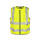 Motorcycle Vest personalizzabile Korntex con bande riflettenti e velcro