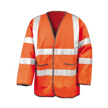 Abbigliamento alta visibilità personalizzato con logo aziendale - Motorway Safety Jacket