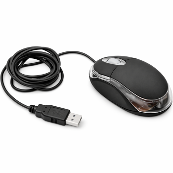 Mouse ottico personalizzabile con filo e led multicolore ergonomico