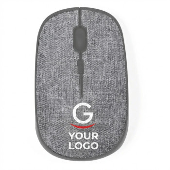 Mouse Ottico Wireless personalizzabile con Mousepad in RPET ecologico
