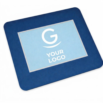 Tappetini mouse personalizzati con logo - Mouse pad personalizzabile con tasca trasparente e base antiscivolo