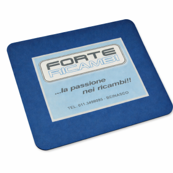 Tappetini mouse personalizzati con logo - Mouse pad personalizzabile con tasca trasparente e base antiscivolo