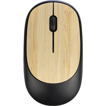 Mouse wireless personalizzato Impression con dettagli in bambù e connessione 2,4 GHz