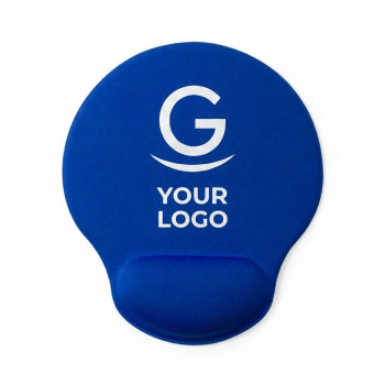 Tappetini mouse personalizzati con logo - Mousepad ergonomico personalizzabile base antiscivolo poggiapolsi imbottito