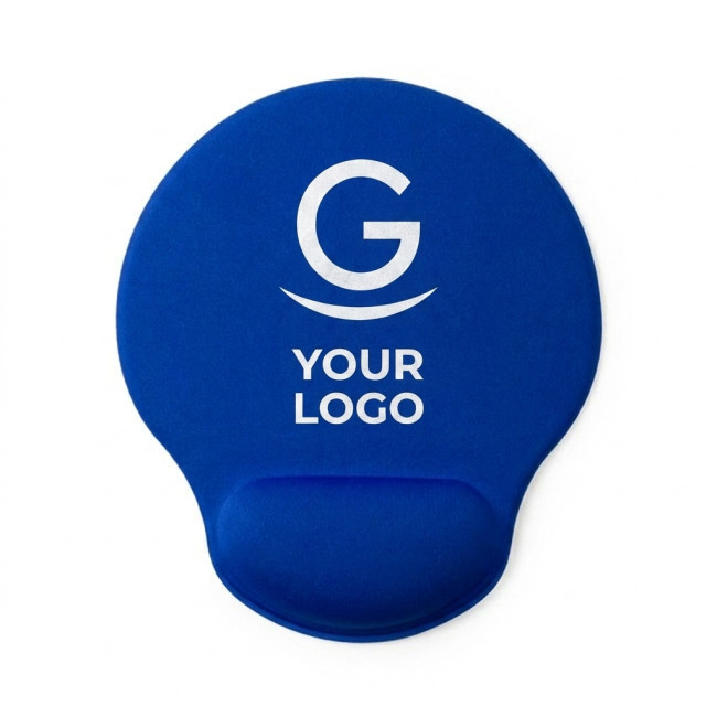 Tappetini mouse personalizzati con logo - Mousepad ergonomico personalizzabile base antiscivolo poggiapolsi imbottito