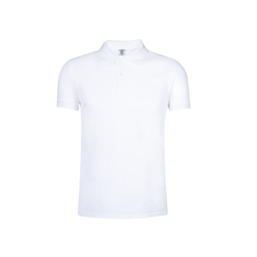 Polo personalizzabile Keya cotone bianco maniche corte