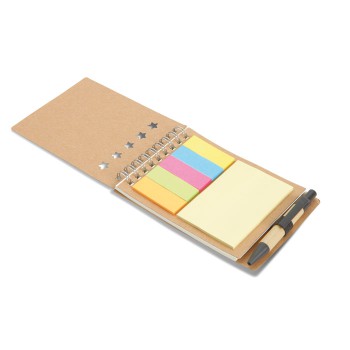 Blocchetti fogli adesivi personalizzati con logo - MULTIBOOK - Blocco notes con penna e fogli