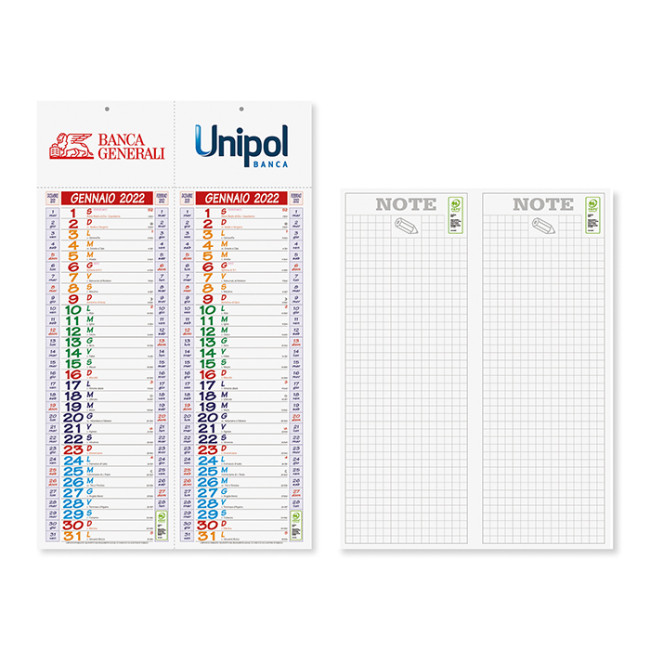 Calendari olandesi 2026 personalizzati - MULTICOLOR DUE
