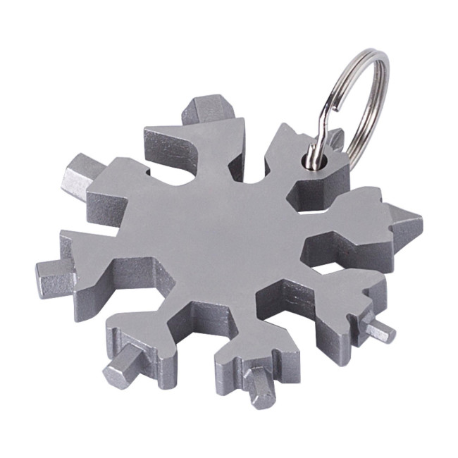 Utensili Multifunzione personalizzabili con logo - Multiutensile Abel | Inox | 17 funzioni