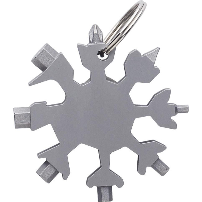 Utensili Multifunzione personalizzabili con logo - Multiutensile Abel | Inox | 17 funzioni