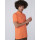 Polo personalizzabile B&C Collection in cotone prelavato con bottoni tono su tono
