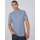 Polo personalizzabile B&C Collection in cotone prelavato con bottoni tono su tono