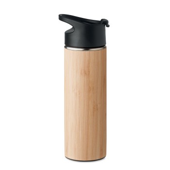 Gadget per cucina e casa regalo aziendale per la casa - NANDA - Thermos in bamboo 450ml