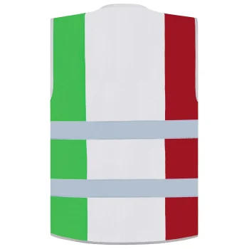 Abbigliamento alta visibilità personalizzato con logo aziendale - National Flag Safety Vest