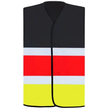 Abbigliamento alta visibilità personalizzato con logo aziendale - National Flag Safety Vest