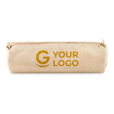 Natu Pouch porta matite personalizzabile in cotone resistente con zip