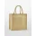 Natural Starched Jute Midi Tote personalizzabile Westford Mill manici cotone