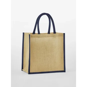 Natural Starched Jute Midi Tote