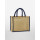 Natural Starched Jute Mini Gift Bag personalizzabile Westford Mill manici cotone