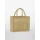 Natural Starched Jute Mini Gift Bag personalizzabile Westford Mill manici cotone