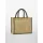 Natural Starched Jute Mini Gift Bag personalizzabile Westford Mill manici cotone
