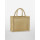 Natural Starched Jute Mini Gift Bag personalizzabile Westford Mill manici cotone