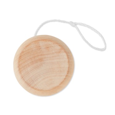 Giochi bambini personalizzati con logo - NATUS - Yo-yo in legno