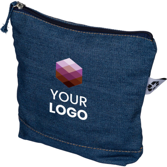 Necessaire in denim riciclato Orin