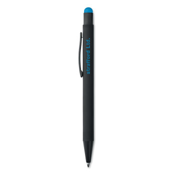 Penne touch screen personalizzate con logo - NEGRITO - Penna in alluminio