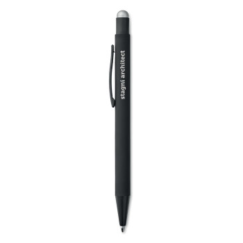 Penne touch screen personalizzate con logo - NEGRITO - Penna in alluminio