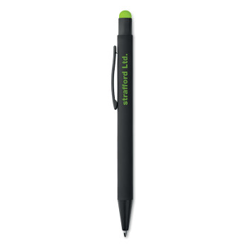 Penne touch screen personalizzate con logo - NEGRITO - Penna in alluminio