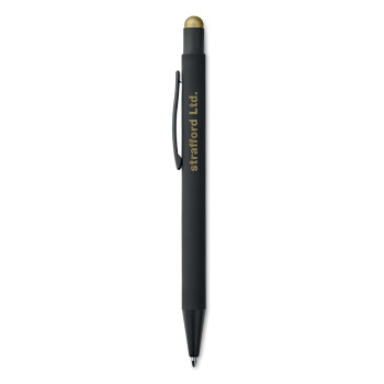 Penne touch screen personalizzate con logo - NEGRITO - Penna in alluminio