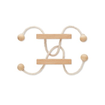 Giochi spiaggia personalizzati con logo - NEURONA - Rompicapo in legno