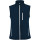 Gilet softshell idrorepellente con zip a contrasto e tasche laterali