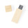 Chiavetta Usb personalizzabile 16GB in legno naturale con confezione eco-design