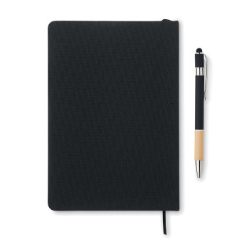Taccuini A5 Personalizzati - NOTA - Notebook A5 RPET con penna