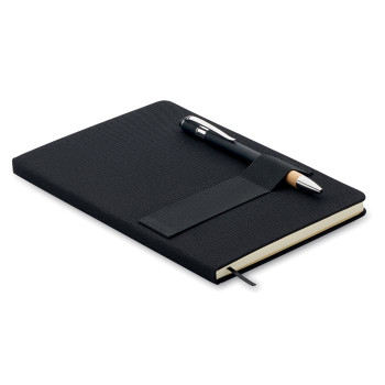 Taccuini A5 Personalizzati - NOTA - Notebook A5 RPET con penna