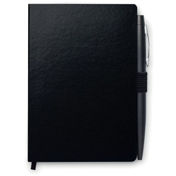 Taccuino quaderno personalizzato con logo - NOTALUX - Blocco notes A6 con penna