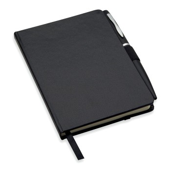 Taccuino quaderno personalizzato con logo - NOTALUX - Blocco notes A6 con penna