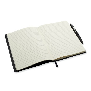 Taccuino quaderno personalizzato con logo - NOTAPLUS - Quaderno A5 con  penna